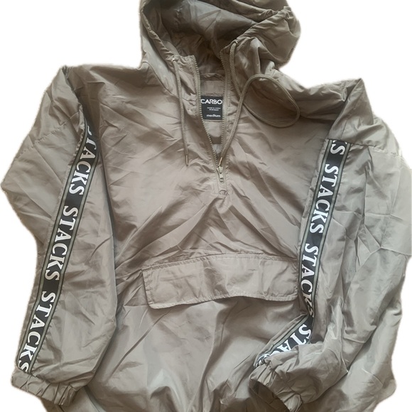 Carbon Jackets & Blazers - Windbreaker Half-zip Jacket